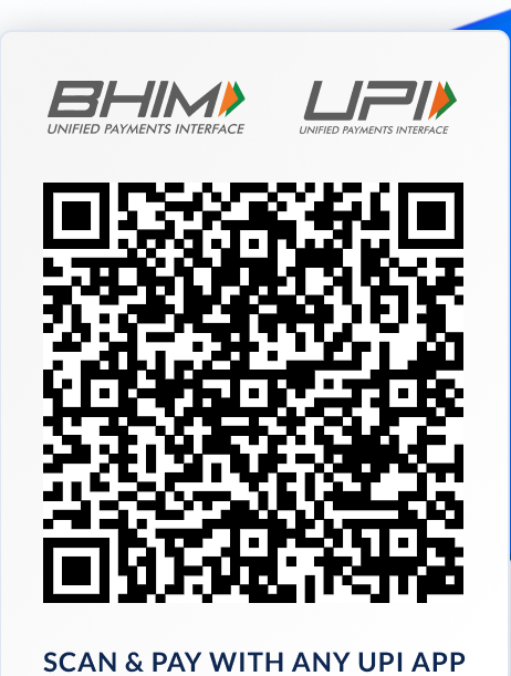 Scan with any UPI app to support TeckForge